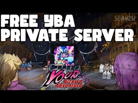 Yba free vip server.  Your Bizarre Adventure Free Private Server - YBA FREE...