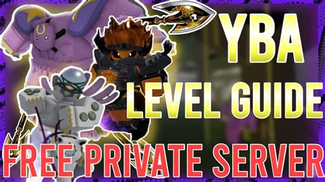 [YBA] How to get MAX LEVEL in YBA FAST! FULL GUIDE (UPDATED) mavatronn. 904 subscribers. Subscribed. 3.2K. Share. 255K views 1 year ago #yba … Oct 29, 2022 · EXCLAIMER: yba has 3 prestiges, and some prestiges have different max levels. the official max level of yba right now is prestige 3, level 50 the beginning of the video shows the max ...