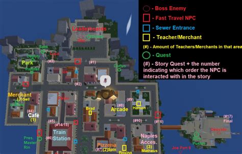 Yba map. Quinton is the trainer for Boxing, located in a roofless brick building, which is bought for $10,000, with the Boxing Gloves being sold for $1000. The main flaw with Boxing is that all of its damaging abilities requires the use of Boxing Gloves, which makes it difficult to use if the user is a Vampire during daylight. You need to talk to Quinton with $10,000 and his … 