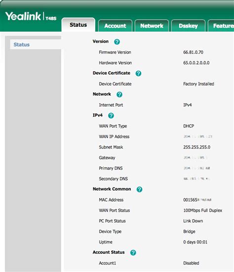 Yealink t48s admin password.  To access the web user interface you need to know...