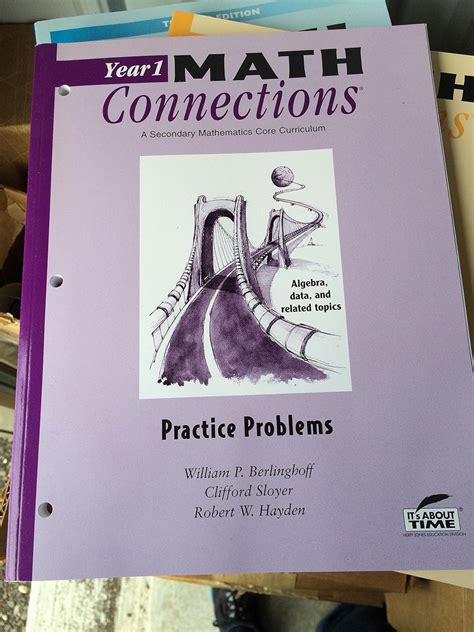 Year 1 Math Connections Practice Problems