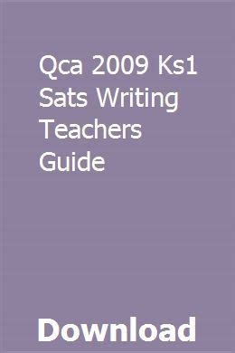 Year 4 qca writing teachers guide 2006. - The royal ambassadors manual for 240320.