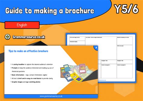 Year 5/6 How to write a brochure Grammarsaurus