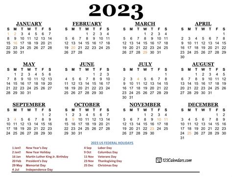 Year Calendar 23 24
