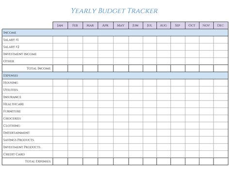 This annual marketing budget template offers a simple layout with columns for monthly, quarterly and yearly costs. The template includes categories for market research, branding, public relations, lead generation, digital marketing, events, sales support and travel. Organize your annual marketing plan while tracking monthly expenses.