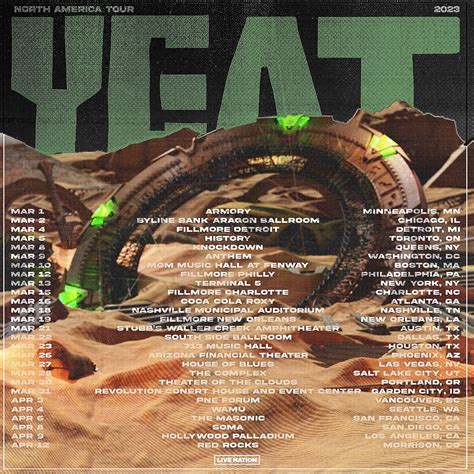 Yeat Tour 2023