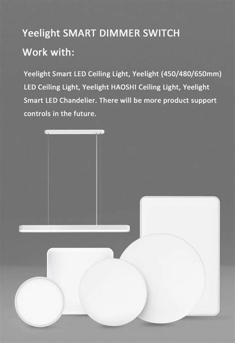 Yeelight wall dimmer.  This user manual provides instructions on functionalities,...