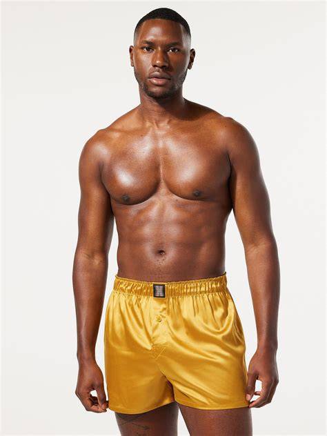 Yellow Boxers Men Naked