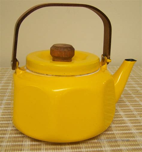 Yellow Tea Kettle - Etsy