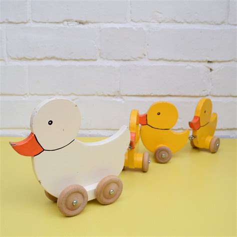 Yellow Toy Duck - Etsy