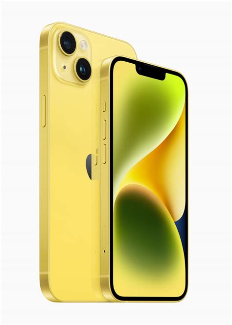 Yellow iphone 14 pro max. 