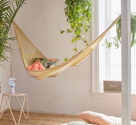Yellow leaf hammocks. Our hammocks are very versatile and work in a wide range of hanging scenarios. Our suggested dimensions (listed on each product page) are meant to help you achieve maximum comfort . We also offer more detailed guidance in the “Hammocking 101” Guidebook that comes with your hammock. 