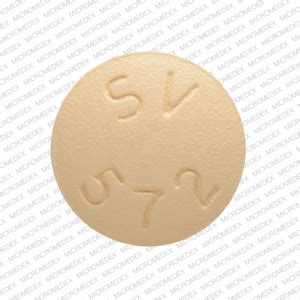 . Yellow tablet pill