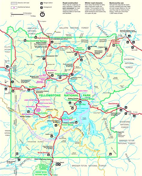 Yellowstone directions. This is the main Yellowstone National Park map showing roads, attractions, lodging, campgrounds, and points of interest throughout Yellowstone. Click the image to view a … 