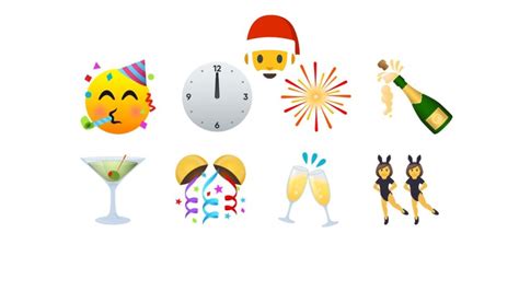 Yeni yıl emojileri