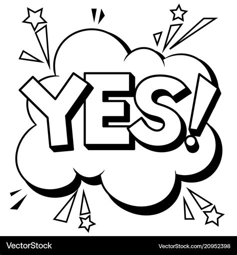 Yes Coloring Pages