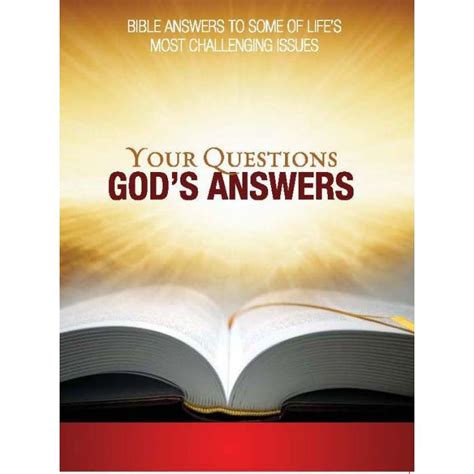 Yes God s Answer to Our Questions Revised Edition