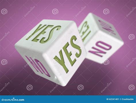 Yes or no dice