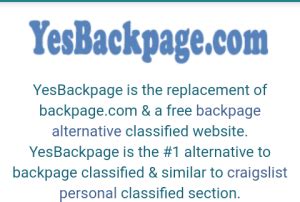 com</b> uses a Commercial suffix and it's server(s) are located in N/A with the IP number 172. . Yesbackpagecom