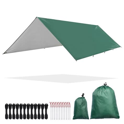 Yescom 10x13FT Camping Tent Tarp Hammock Rain Fly Waterproof Hiking Shelter