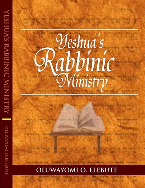Yeshua s Rabbinic Ministry