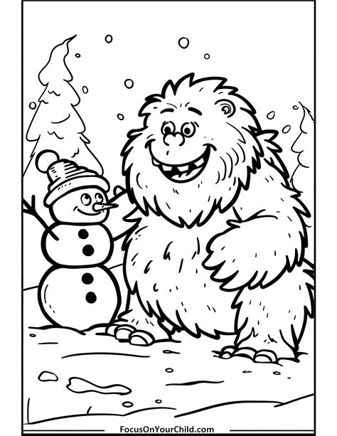 Yeti Coloring