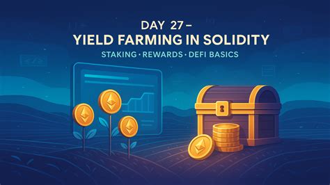 Yield farming solidity. Dec 22, 2025 · Solidity, primarily used for creat...