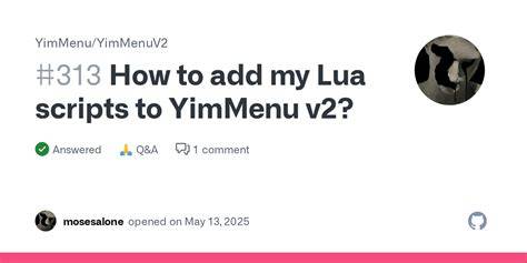 Yimmenu v2 tutorial.  For Lua scripts, no Lua's from other menu's work ...