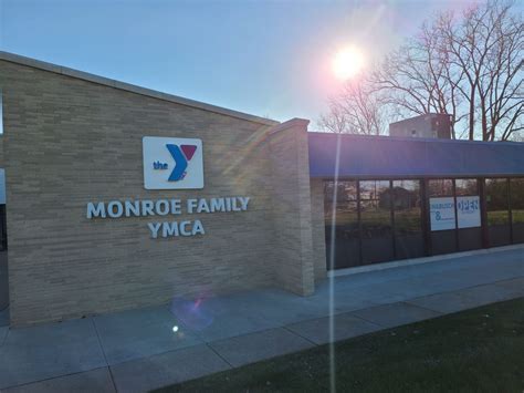 Ymca monroe mi. Monroe Family YMCA. Address: 1111 W. Elm Ave Monroe, MI 48162 . Phone: 734-241-2606 . Email: info@monroefamilyymca.org. Sign Up for Latest News Subscribe. We care about your privacy and will never sell or give your email address to … 