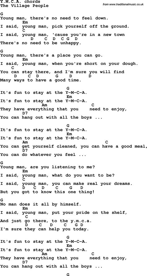 Ymca song lyrics. Things To Know About Ymca song lyrics. 