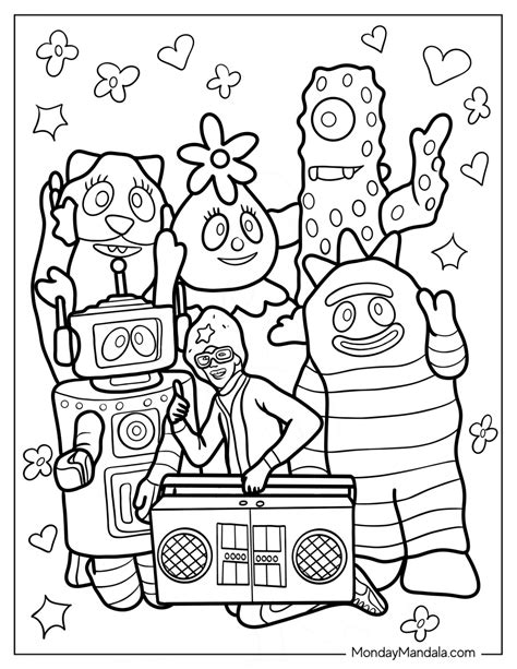 Yo Gabba Gabba Coloring