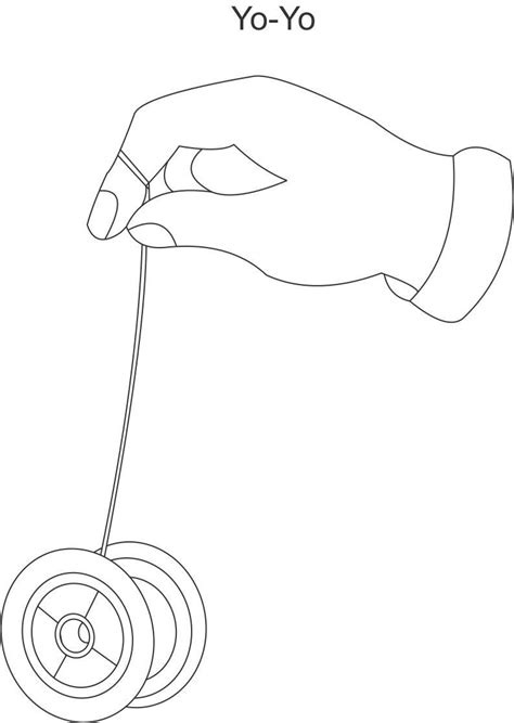 Yo Yo Coloring Page