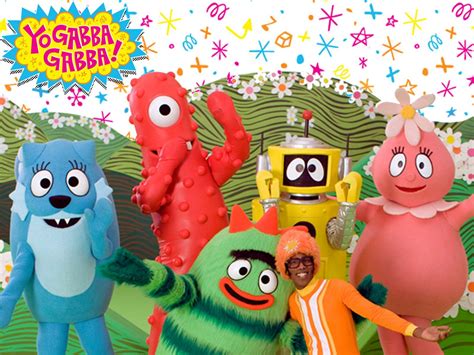 Yo gabba gabba background. My name is Megan. I like to dance.Megan in Yo Gabba Gabba. Megan Lamb is the seventh member of the Wild Animal Crew. Megan is the silliest actor ever! She is always willing to put on a play for her buddies, just to have fun! Megan has fair skin and blonde hair with the bottom curled. She wears a multicolored tank top, blue jeans, and black shoes. 
