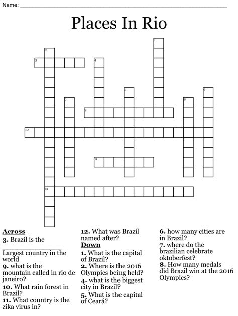 Yo in rio crossword clue. The Crossword Solver found 30 answers to "yo in the air (6)", 4 letters crossword clue. The Crossword Solver finds answers to classic crosswords and cryptic crossword puzzles. Enter the length or pattern for better results. Click the answer to find similar crossword clues. 