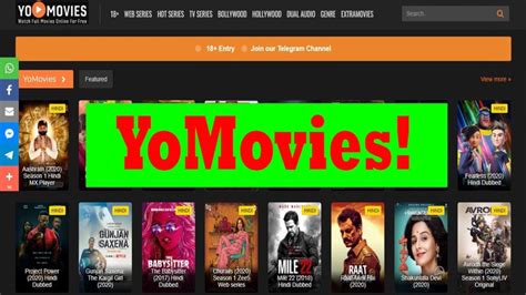 Yo mivies. YoMovies Movies Format. The movies and web series on YoMovies are available in different formats. If you want to enjoy full HD movies and web series, YoMovies can help you. From 320p to 1080p, there are multiple prints available. Here are different movies formats that can fulfil your requirements. 360p (low quality) 480p (medium quality) 