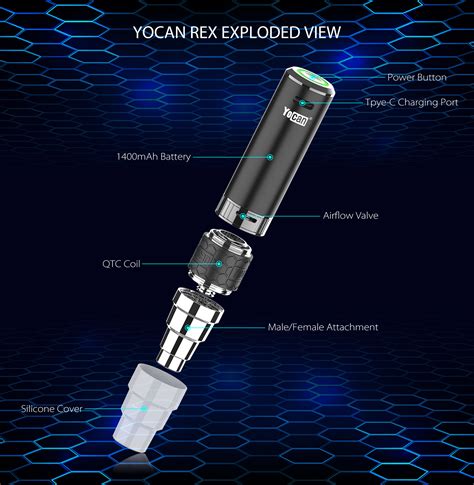 Yocan rex blinking. Yocan Evolve DeLux. Yocan DeLux is a combination of two vaporizers in one unique body. This creative and intuitive design allows you to enjoy different concentrates using a single device. The Yocan DeLux, like the Evolve 2.0, is a multifunctional vaporizer. However, unlike the Evolve 2.0, The Yocan DeLux can do more. 