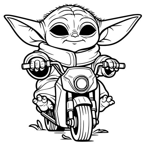 Yoda Coloring Shee