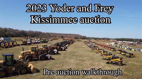 Since 1964, Yoder & Frey Auctioneers LLC. has been serving the needs of heavy construction equipment buyers and sellers. Our mission is to efficiently liquidate equipment through auctions by ... . 