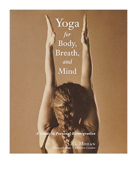Yoga for body breath and mind a guide to personal reintegration 1st indian edition. - Respironics bipap a 40 manuale it.
