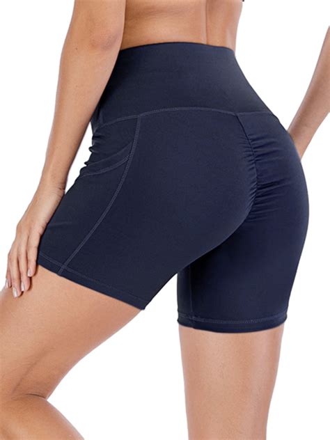 4 Pack Biker Shorts Women with Pockets, 8" High Waist Black Workout Shorts for Gym Yoga Running. 573. 200+ bought in past month. $2599. List: $27.99. Save 15% with coupon (some sizes/colors) FREE delivery Wed, Mar 13 on $35 of items shipped by Amazon. Or fastest delivery Tue, Mar 12.. 