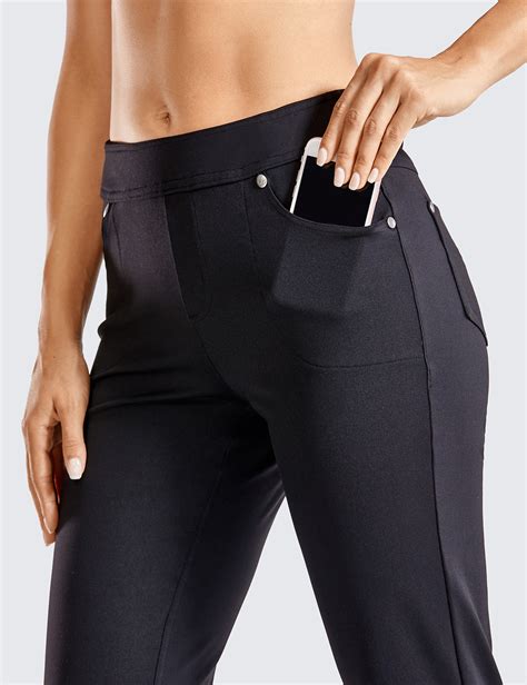 Yoga work pants. Yogipace,Belt Loops,Women's Straight Leg Yoga Dress Pant Work Pants Commute … 
