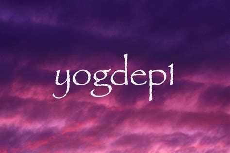 Yogdep1. Things To Know About Yogdep1. 