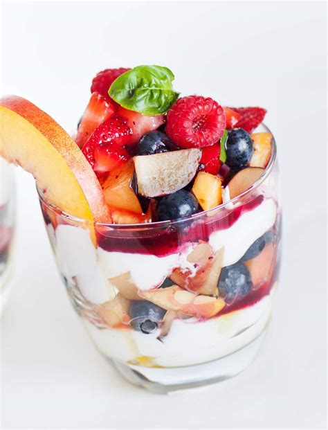 Yogurt with fruit. Aug 18, 2021 ... Make the fruit sauces: Start by using any seasonal fruit you can find (stone fruit, tropical fruit, berries, apples and pears all work ... 