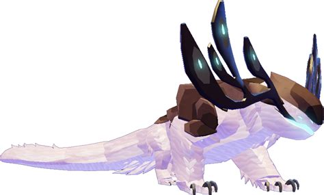 Concept by XTinyDragonX and NauticaElurra. Mainly inspired by the Haku dragon from the movie Spirited Away. Its design was chosen because Naut (the developer Ura represents) likes "blue, feathery things, antlers, and slim creatures". Though in the concept the Ura has fluff on its tail, in-game there are feathers on its tail instead. Modeled by NauticaElurra, rigged by Wolfragon. Originally was ... . 