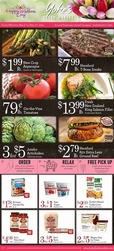 Yoke's Fresh Market on Facebook. @yokesfreshmarket on Instagram. Yoke's Fresh Market on Pinterest. Yoke's is a local, employee-owned company. Established in 1946. Buy local. Coupon Policy Transparency in Coverage. . 