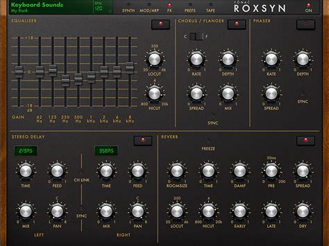 Yonac Software :: Roxsyn Guitar Synthesizer