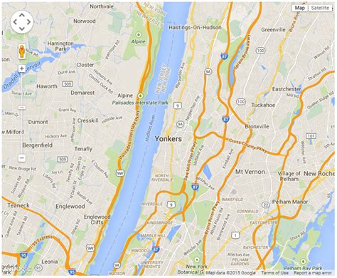 Yonkers ny map google