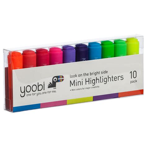 Yoobi. 1 Inch Binder, 4 Pack - Colorful. $ 21.99. available for orders over $35. Free standard shipping over $25. In stock, ready to ship. Add to cart. Add a lot of color to your school day! This binder set includes four 1” binders with some really colorful designs - one bright tie-dye, one black with holographic celestial print, one pastel ... 