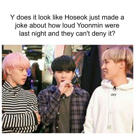 Yoonmin memes. yoonmin memes August 13, 2023 by Fenix19 Yoonmin memes are a popular form of fan-created content featuring the South Korean musical duo, BTS. Yoonmin, or "Yoon and Min", is a portmanteau of the names of two members of the band—Yoongi (Suga) and Jimin. 