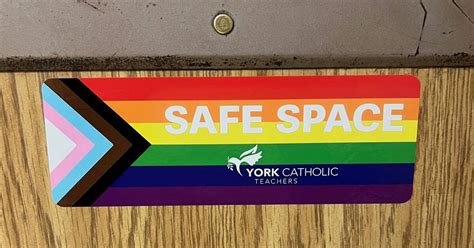 York Catholic school board, parents respond after some argue against safe space stickers